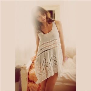 Intimately Free People lace tank tunic dress